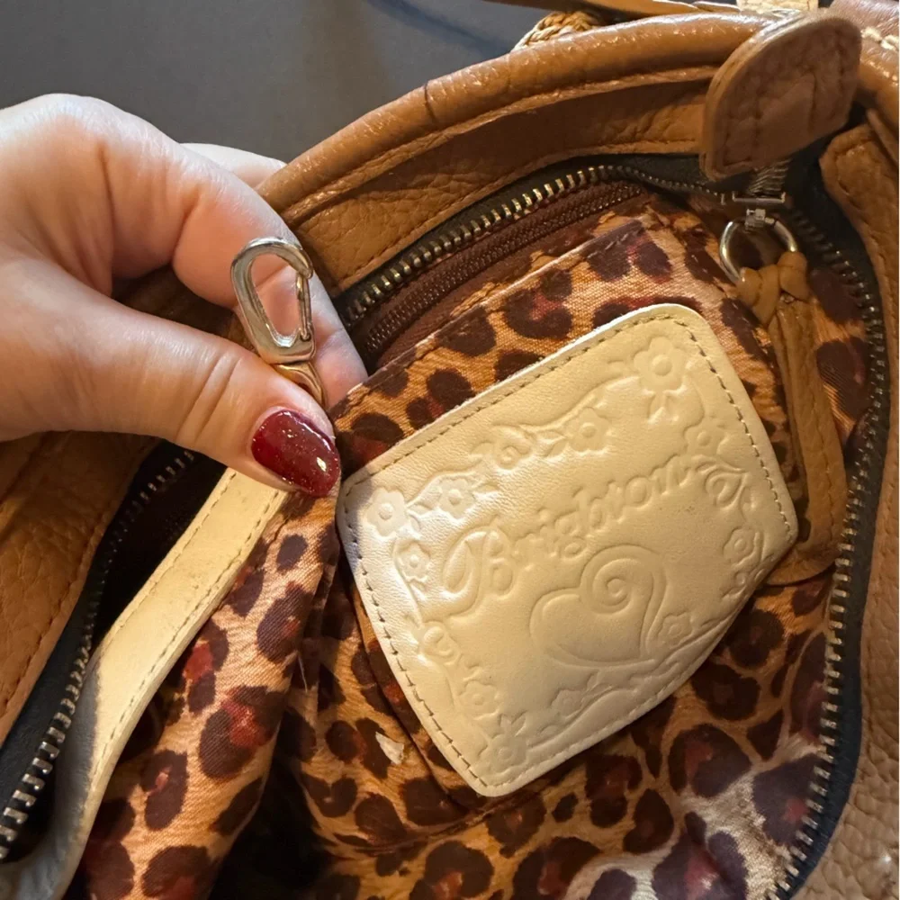 Brighton Fashionista Jet travel bag, crochet jute Crossbody bag